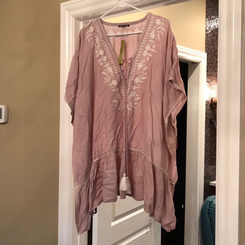 Gianni Bini tunic / bathing suite cover-up S-L